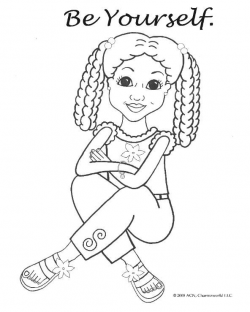 Coloring Pages for African American Girls-Charmz Girl: Jordan | free ...