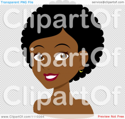 Clip Art Curly Afro Hair Clipart