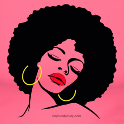Napturally Curly Tee Shop | Afro Diva Red Lips Tank - Womens Longer ...