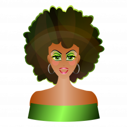 Afro Woman Silhouette at GetDrawings.com | Free for personal use ...