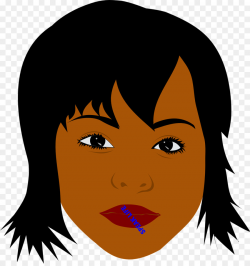 Black hair Woman Afro Clip art - lips png download - 1210*1280 ...