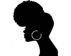 Black Woman Silhouette Clip Art at GetDrawings.com | Free for ...