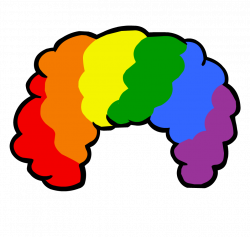 Rainbow Afro Colorful Png - 2294 - TransparentPNG