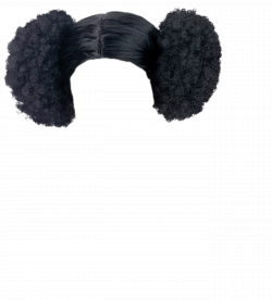 Wig Afro Poof transparent PNG - StickPNG