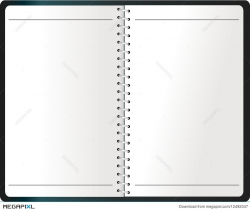 Binding Notebook (Agenda) Vector Illustration 12492047 - Megapixl
