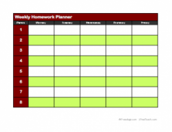 weekly homework planner - Incep.imagine-ex.co