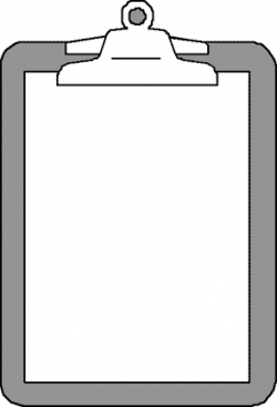 Clip board clipart collection