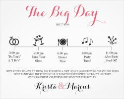 Wedding Itinerary Template - 44+ Free Word, PDF Documents Download ...