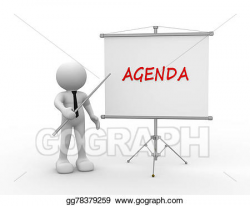 Drawing - Agenda. Clipart Drawing gg78379259 - GoGraph