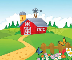 9782047-farm-cartoon-background.jpg (800×660) | предметні картинки ...
