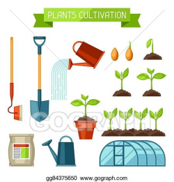 EPS Vector - Set of agriculture objects. instruments for ...