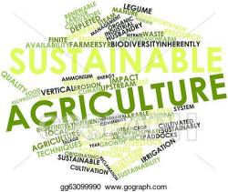 Clip Art - Sustainable agriculture. Stock Illustration gg63099990 ...