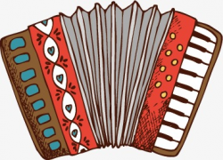 Accordion, Toy, Hand Painted PNG Image and Clipart for Free Download