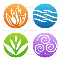 Wind Element Symbol Image collections - symbol logo design