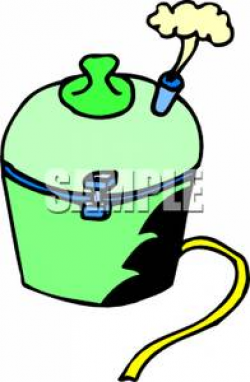 Cartoon Pressure Cooker - Royalty Free Clipart Picture