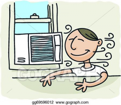 Vector Stock - Window air conditioner. Stock Clip Art gg69596012 ...