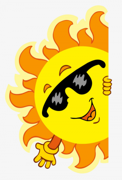 Sunglasses In The Sun, Summer, Scorching Hot, Heat PNG Image and ...