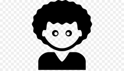 Hair Computer Icons Woman - curly clipart png download - 512*512 ...