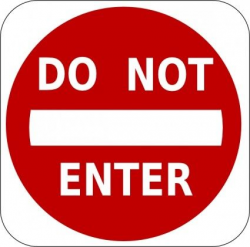 Do Not Enter Sign Clipart | Roads Signs Air Planes Firetrucks Police ...
