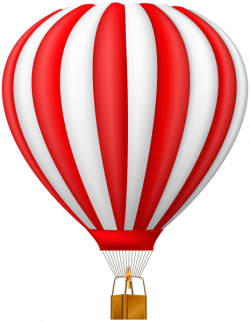 Red Hot Air Balloon Transparent PNG Clip Art | Gallery Yopriceville ...