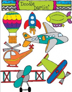 In The Air Transportation Clipart by Doodle Darlin' | TpT