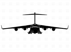 Military cargo aircraft clipart - Clipground