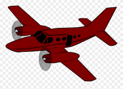 Download Red Aeroplane Clipart Airplane Aircraft Clip - Red ...