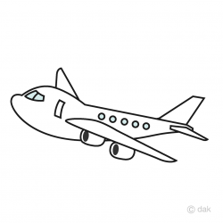 Cute Airplane Clipart Free Picture｜Illustoon