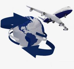 Blue Earth Circle Arrow, Traffic, Aviation, Aircraft PNG Image and ...