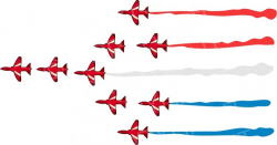 Red Arrows Air Display Aircraft Prawny Transport Clip Art – Prawny ...