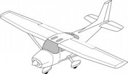 Plane White Body Clip Art at Clker.com - vector clip art online ...