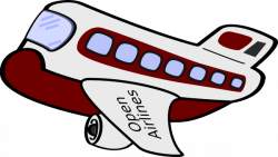 Cartoon Airplane Clip Art at Clker.com - vector clip art online ...