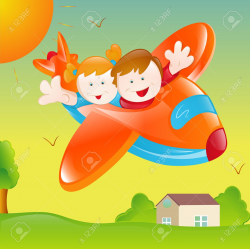 28+ Collection of Airplane Clipart Kids | High quality, free ...