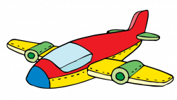 Colorful clipart airplane - Pencil and in color colorful clipart ...