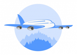 Airplane Clipart Logo Flight Free Transparent Png - AZPng