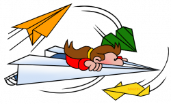 Paper Airplane Clipart craft projects, Transportations Clipart ...