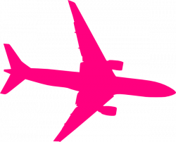 Pink Plane Clip Art at Clker.com - vector clip art online, royalty ...