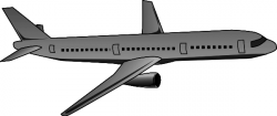 passenger jet gray - /travel/air_travel/planes/passenger_jet_gray ...