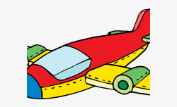 Cartoon Airplane Clipart - Toy Plane Clipart Png ...
