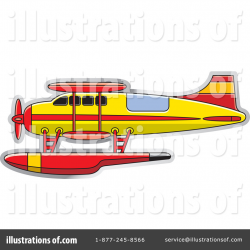 Airplane Clipart #1202065 - Illustration by Lal Perera