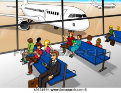 waiting at airport lounge | Clipart Panda - Free Clipart Images
