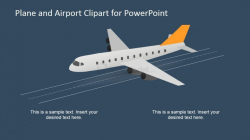 Plane Clipart Taking Off from Airport - SlideModel