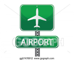 Vector Stock - Airport. Clipart Illustration gg57476912 - GoGraph