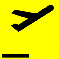 Airport Departure Sign Clip Art at Clker.com - vector clip art ...