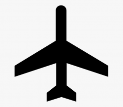 Image Of Airplane Clipart Black And White - Airport Map ...