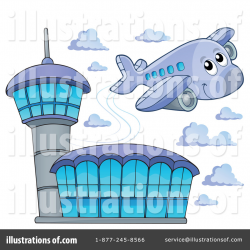 Airport Clipart #1257894 - Illustration by visekart