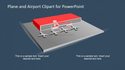 3D Airport and Planes PowerPoint Clipart - SlideModel
