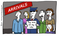 Airport arrivals cartoon – My Cartoon Thing