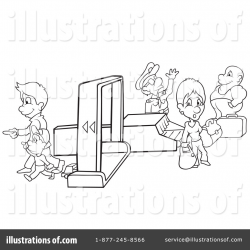 Airport Clipart #1051468 - Illustration by dero