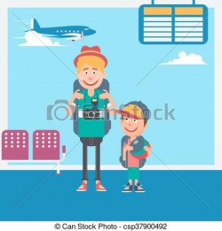 Airport clipart vacation - Pencil and in color airport clipart vacation